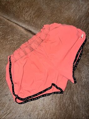 Reebok Coral Athletic Shorts with Black Trim
